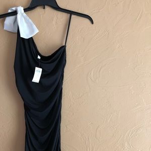 Black one strap should dress